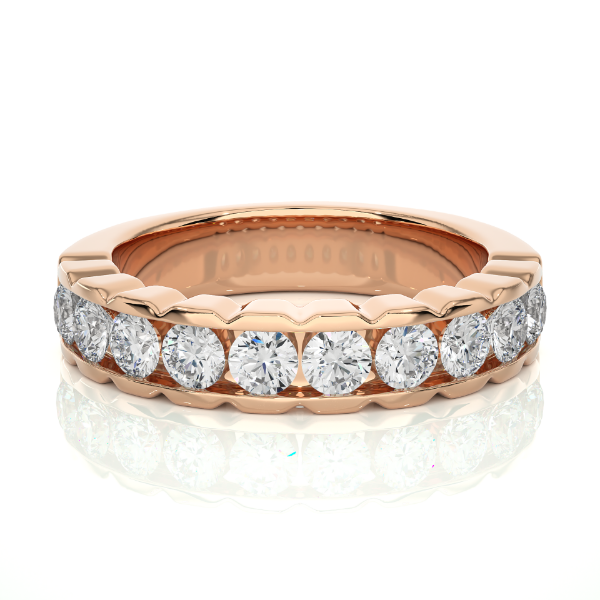 Picture of 1 Carat Lab Grown Diamond Band in Channel Setting.