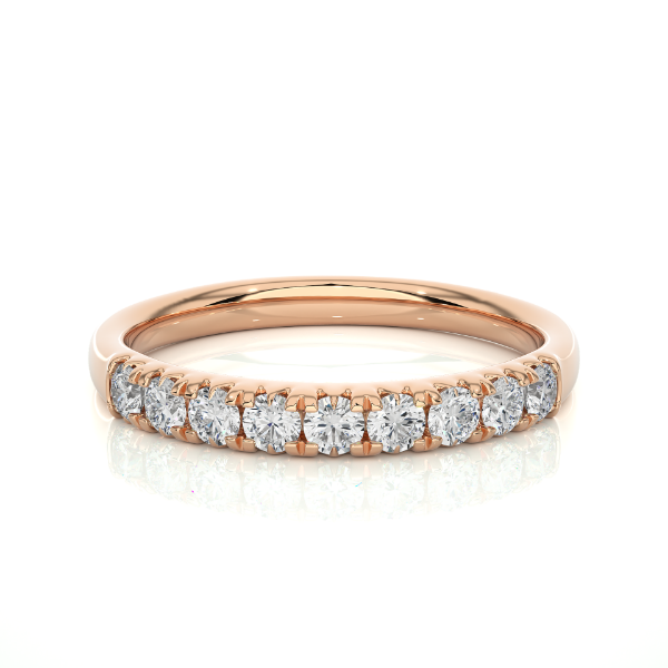 Picture of  Half Eternity Band With Round Cut Diamonds.