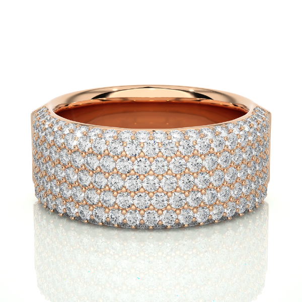 Picture of 2 Carat Luxurious Band With Full Pave Diamond Brilliance.