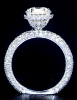 Picture of 3 Carat Solitaire Oval Cut Lab Grown Diamond Ring.