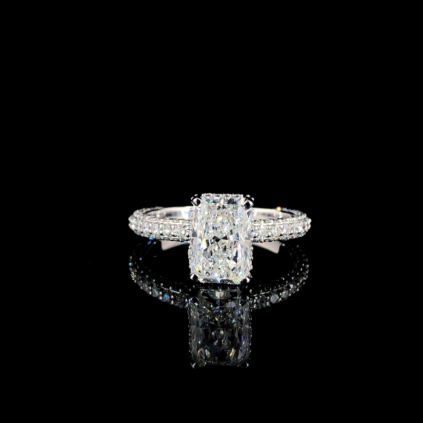 Picture of 2.50 Carat Solitaire Radiant Lab Grown Diamond Ring