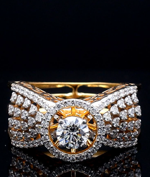 Picture of Aurora crown- 0.70 carat center diamond