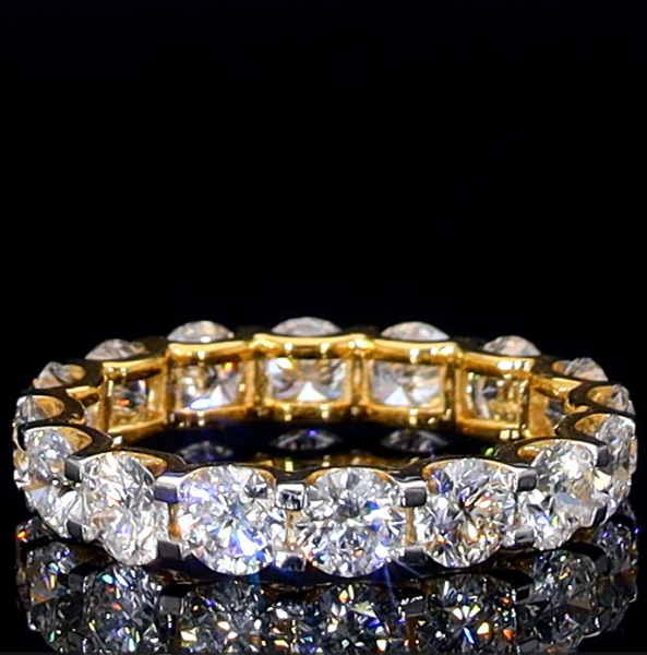 Picture of 3.50 Ct Diamond Eternity band, Sparkling with Brilliance.