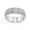 Picture of Luxurious 0.80 Carat Diamond Ring With A Bold And Modern 'T' Design.
