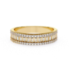Picture of 0.60 Carat band Adorned With Sparkling Round And Baguette Cut Diamonds.