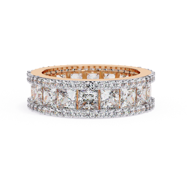 Picture of Elegant Eternity Band With 3.54 Ct of Intricate Brilliance.