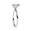 Picture of 1 Carat Pear Shaped Diamond Solitaire Ring.