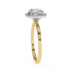 Picture of 2 carat Timeless halo cushion solitaire diamond ring 