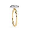 Picture of 1.10 carat Stunning Oval Solitaire Diamond Halo Ring.