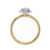 Picture of 1.10 carat Stunning Oval Solitaire Diamond Halo Ring.