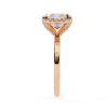 Picture of 2 Carat Princess Cut Ring Features a Hidden Halo of Sparkling Diamonds.