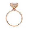 Picture of 2.00 carat Princess Cut Diamond in The Center Surrounded By A Halo Of Smaller Diamonds.(2.51 CTW diamonds)