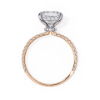Picture of 2.30 Carat Solitaire Princess Cut Diamond Ring. (2.70 CTW Diamonds)