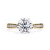 Picture of 1 Carat Classic Round Diamond Solitaire Ring.