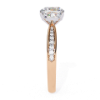 Picture of 2 Carat Beautiful Cushion Cut  Solitaire Diamond Ring.