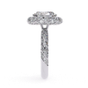 Picture of 2.20 Carat Oval Halo Sparkle Ring.( 3 Ctw Diamonds)