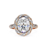 Picture of 2.20 Carat Oval Halo Sparkle Ring.( 3 Ctw Diamonds)