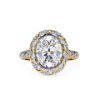 Picture of 2.20 Carat Oval Halo Sparkle Ring.( 3 Ctw Diamonds)
