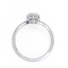 Picture of Seraphina TearDrop Solitaire With Diamond Shoulders Ring (1.50 CT  Pear Solitaire)