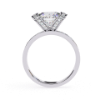 Picture of 3 Carat Round Solitaire Lab Diamond Channel Ring.