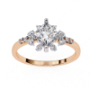 Picture of Regalia Princess Cluster Ring (1.01 CTW Diamonds)