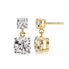 Picture of 3.90 Carat Total Drop Round Danglers.