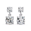 Picture of 3.90 Carat Total Drop Round Danglers.