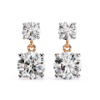 Picture of 3.90 Carat Total Drop Round Danglers.