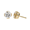 Picture of 3 Carat Total Sparkling Diamond Mini Hoops.