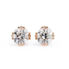 Picture of 3 Carat Total Sparkling Diamond Mini Hoops.