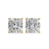 Picture of 2.30 Carat Cushion Cut Lab Grown Diamond Stud Earring.