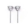 Picture of 2.70 Carat Classic Round Cut Lab Grown Diamond Stud Earring.