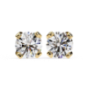 Picture of 2.70 Carat Classic Round Cut Lab Grown Diamond Stud Earring.