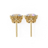 Picture of 2.50 Carat Classic Round Cut Lab Grown Diamond Double Prong Stud Earring.