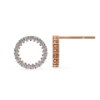 Picture of Stylish Round Bauble Front Hoops