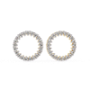 Picture of Stylish Round Bauble Front Hoops