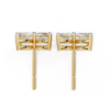 Picture of 90 Cent Marquise Cut Clover Earrings.