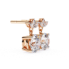 Picture of 1.80 Carat Round Drop Solitaire Danglers.