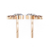 Picture of 50 Cent Marquise Winged Studs.