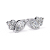 Picture of 50 Cent Marquise Winged Studs.