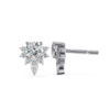 Picture of 0.70 carats Round And Marquise Cut Lab Grown Diamond Earring.