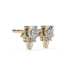 Picture of 0.70 carats Round And Marquise Cut Lab Grown Diamond Earring.
