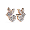 Picture of 1 carat Round solitaire And Marquise Duo Studs.