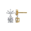 Picture of 0.90 Carats Round Baguette Danglers.