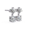 Picture of 0.90 Carats Round Baguette Danglers.