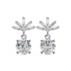 Picture of 0.90 Carats Round Baguette Danglers.