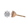 Picture of 2.60 Carat Everglow Eight Prong Solitaire Studs.