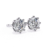 Picture of 2.60 Carat Everglow Eight Prong Solitaire Studs.