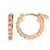 Picture of Celeste Round Labgrown Diamond Hoops.