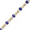 Picture of Sapphire and Diamond Delight Bracelet
